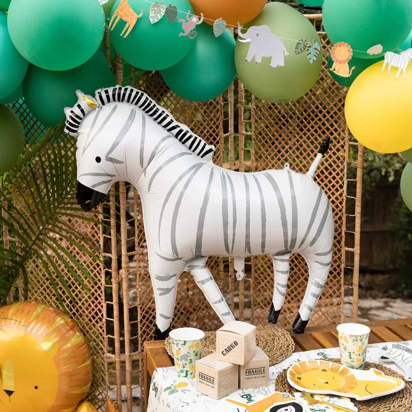 Safari Zebra Balloon