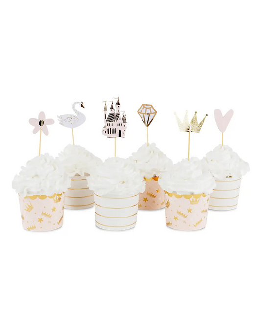 Princess Cupcake Wrapper & Topper