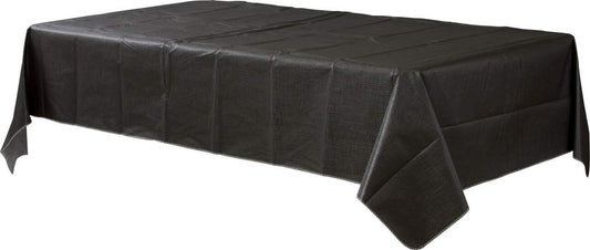 Black Plastic Table Cloth