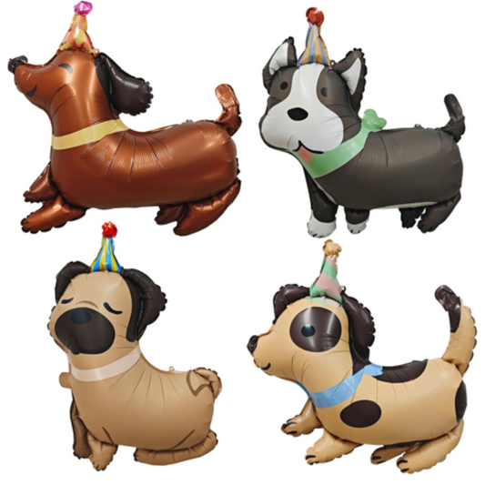 Party Puppy Accent Balloons